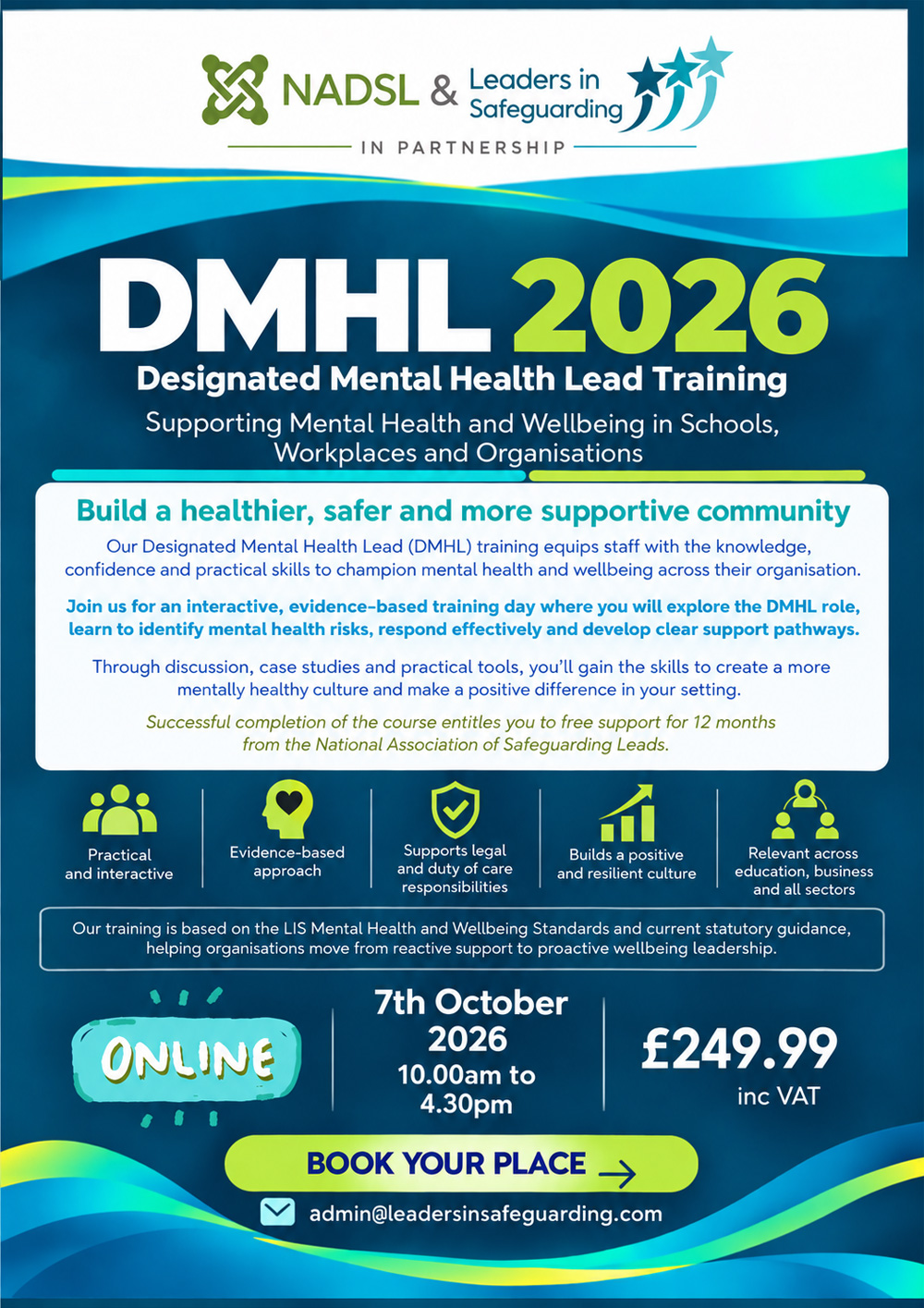 DESIGNATED MENTAL HEALTH LEAD TRAINING COURSE<br /><span class="kya-course-date">7th October 2026</span> - Image 2